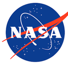 NASA Logo. Blue and red.
