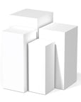 Nesting Pedestals 15"x15"x12" & 11-1/2"x11-1/2"x6" White – Pedestal Source