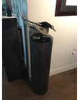 Black Alicante Laminate Cylinder Pedestal – Pedestal Source