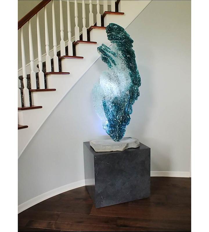 Black Marble Pedestal | Pedestal for Sculptures | Pedestal Source