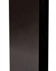 Black Gloss Acrylic Pedestal 11-1/2" x 11-1/2" 12" – Pedestal Source
