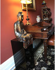 Black Gloss Laminate Pedestal – Pedestal Source