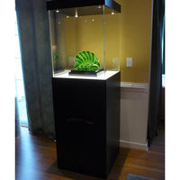 Black Laminate Modern Display Case – Pedestal Source