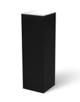 Black Satin Laminate Pedestal 11-1/2" x 11-1/2" 12" Ambient Light – Pedestal Source