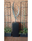 Black Satin Laminate Pedestal – Pedestal Source