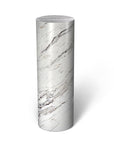 Calcutta Marble Laminate Cylinder Pedestal 12" dia 12" – Pedestal Source