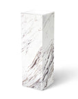 Calcutta Marble Laminate Pedestal 11-1/2" x 11-1/2" 12" Ambient Light – Pedestal Source