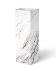 Calcutta Marble Laminate Pedestal 11-1/2" x 11-1/2" 12" Spotlight – Pedestal Source