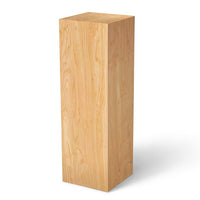 Cherry Pedestal (real wood veneer) 11-1/2" x 11-1/2" 12" – Pedestal Source