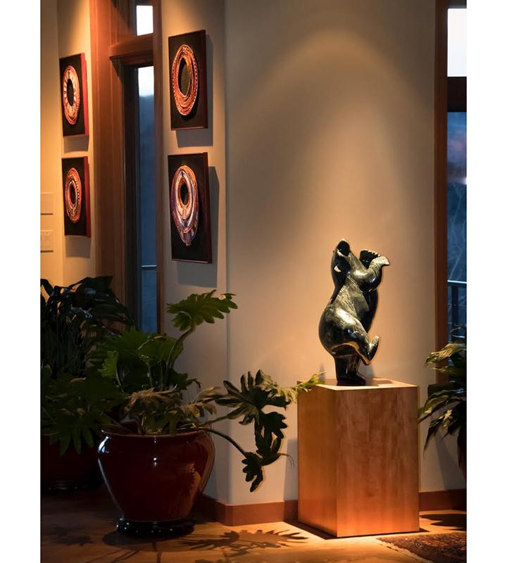 Cherry Pedestal - Wooden Pedestal - Real Wood Veneer | Pedestal Source