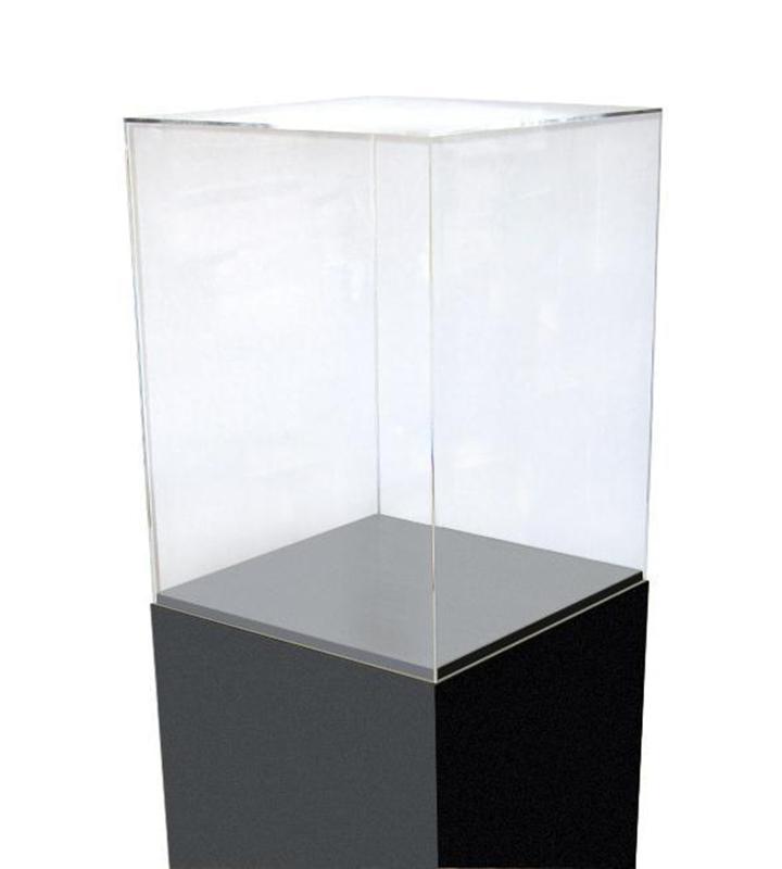 Pedestal Display Case | Acrylic Box Display | Pedestal Source Pedestal Display Case | Acrylic Box Display | Pedestal Source