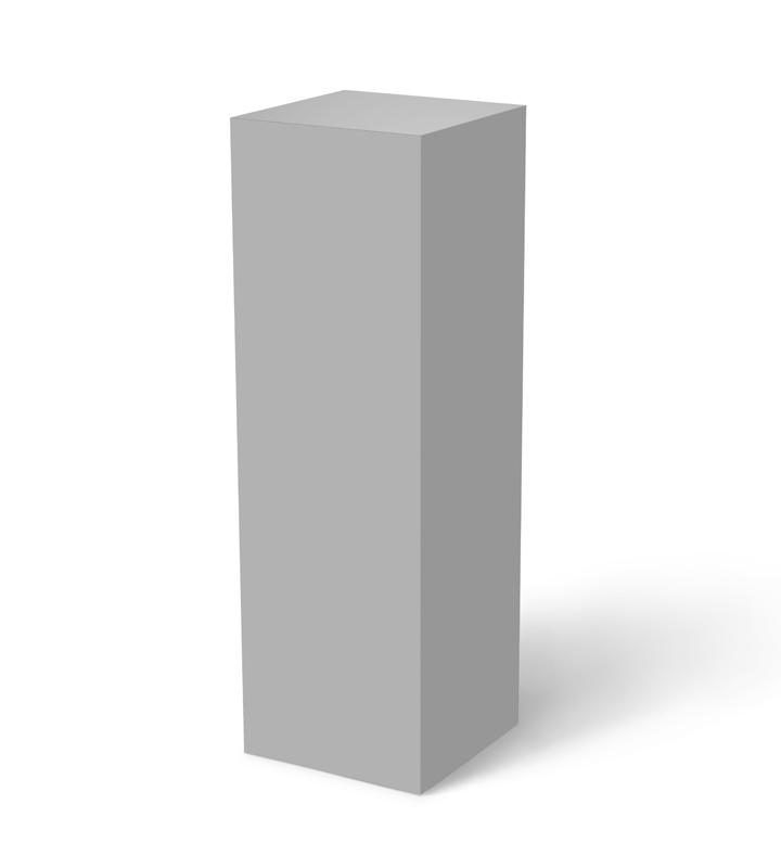 Dove Gray Laminate Pedestal 11-1/2&quot; x 11-1/2&quot; 18&quot; – Pedestal Source