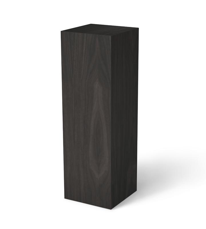 Ebonized Walnut Pedestal (real wood veneer) 11-1/2" x 11-1/2" 12" – Pedestal Source