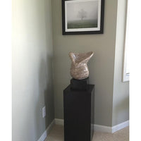 Ebonized Walnut Pedestal (real wood veneer) – Pedestal Source
