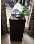 Ebonized Walnut Pedestal (real wood veneer) – Pedestal Source