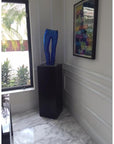 Ebonized Walnut Pedestal (real wood veneer) – Pedestal Source
