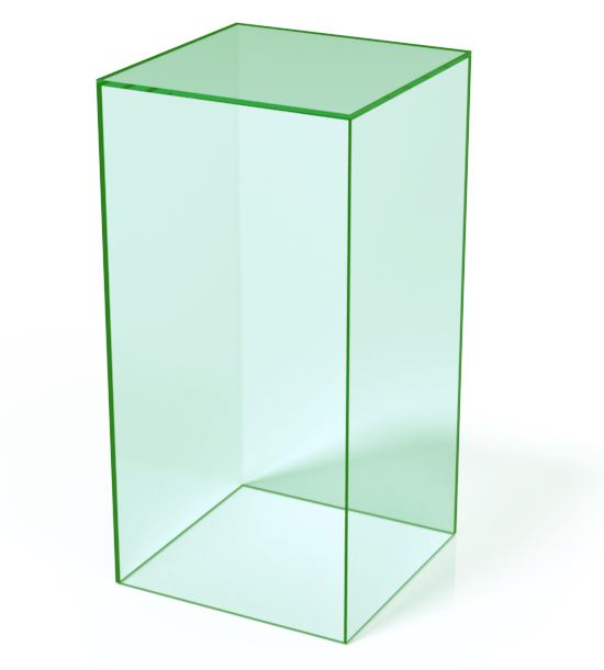 Glass-Green Acrylic Pedestal – Pedestal Source