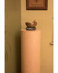 Maple Cylinder Pedestal (real wood veneer) – Pedestal Source