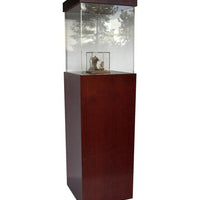 Modern Wood Display Case 11.5" x 11.5" 72" – Pedestal Source