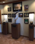 Modern Wood Display Case – Pedestal Source