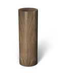 Walnut Cylinder Pedestal (real wood veneer) 12" dia 18" – Pedestal Source