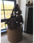 Walnut Cylinder Pedestal (real wood veneer) – Pedestal Source