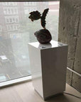 White Gloss Acrylic Pedestal – Pedestal Source
