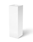White Gloss Laminate Pedestal 11-1/2" x 11-1/2" 12" Spotlight – Pedestal Source