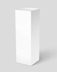 White Satin Laminate Pedestal 11-1/2" x 11-1/2" 12" -- – Pedestal Source
