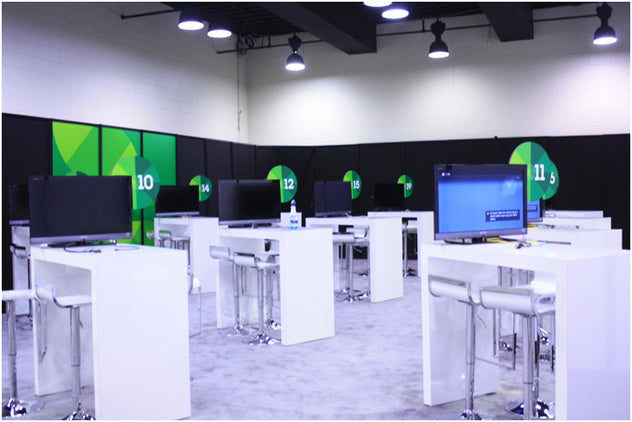 Tradeshow U-table Work Stations