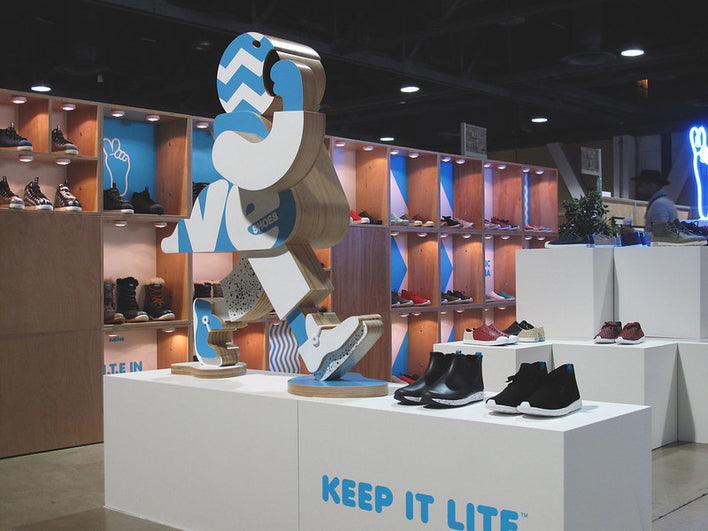 Custom Design Tradeshow Display with Vinyl Logo