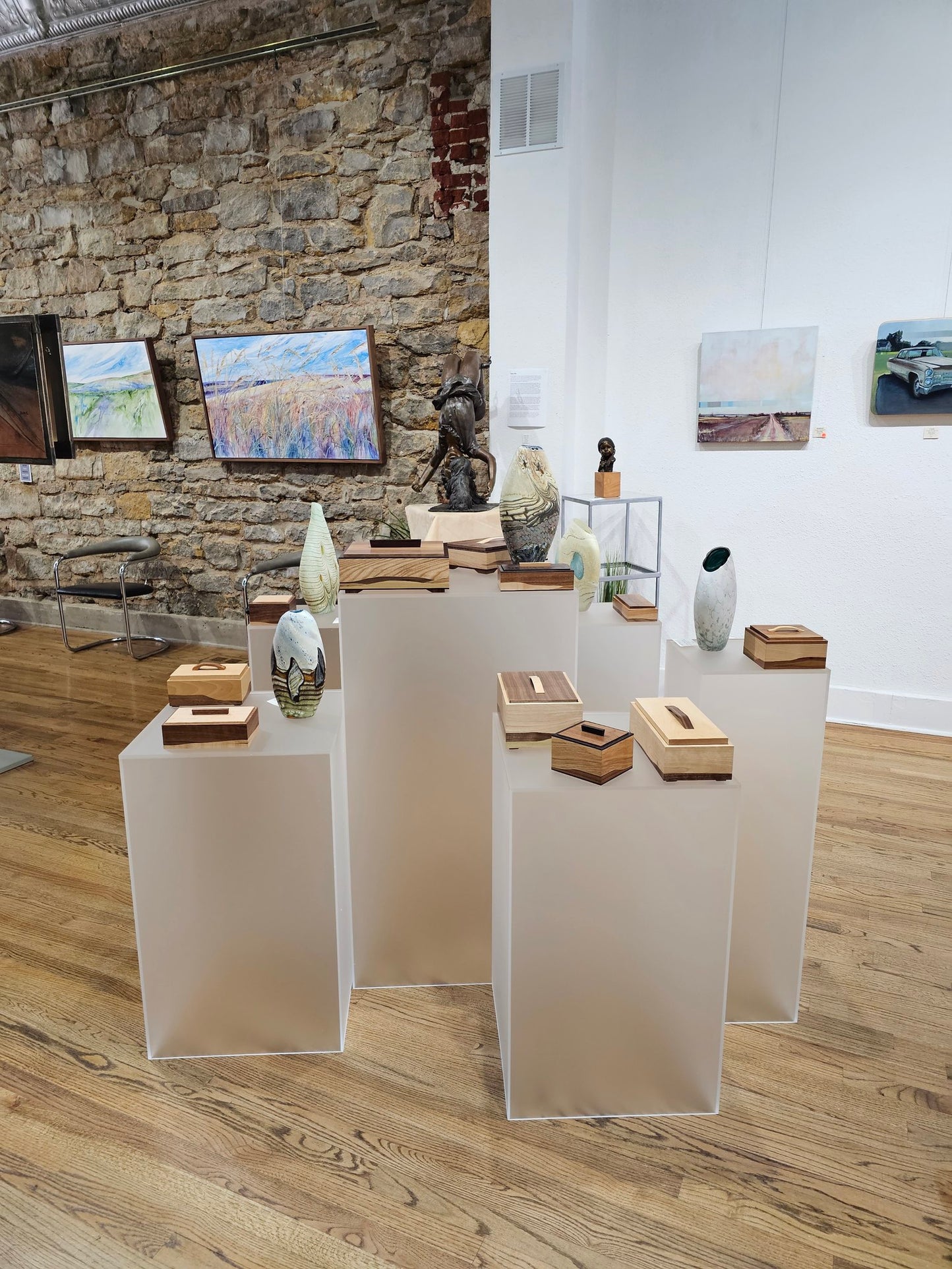 Frosted Acrylic Pedestal