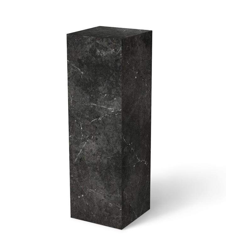 Black Alicante Laminate Pedestal 11-1/2" x 11-1/2" 12" – Pedestal Source