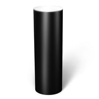Black Satin Laminate Cylinder Pedestal 12" dia 12" Ambient Light ‚Äö√Ñ√¨ Pedestal Source