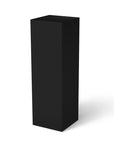Black Satin Laminate Pedestal 11-1/2" x 11-1/2" 18" -- – Pedestal Source