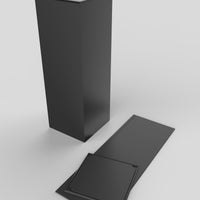Collapsible Pedestal 11-1/4" x 11-1/4" 42" Black – Pedestal Source