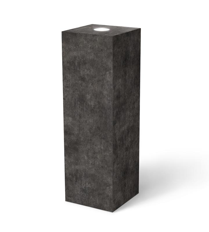 Concrete Laminate Pedestal 11-1/2" x 11-1/2" 12" Spotlight – Pedestal Source