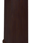 Dark-Dyed Walnut Traditional Tapered Pedestal (real wood veneer) 11-1/2"w x 11-1/2"d 24 – Pedestal Source