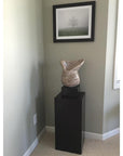 Ebonized Walnut Pedestal (real wood veneer) – Pedestal Source