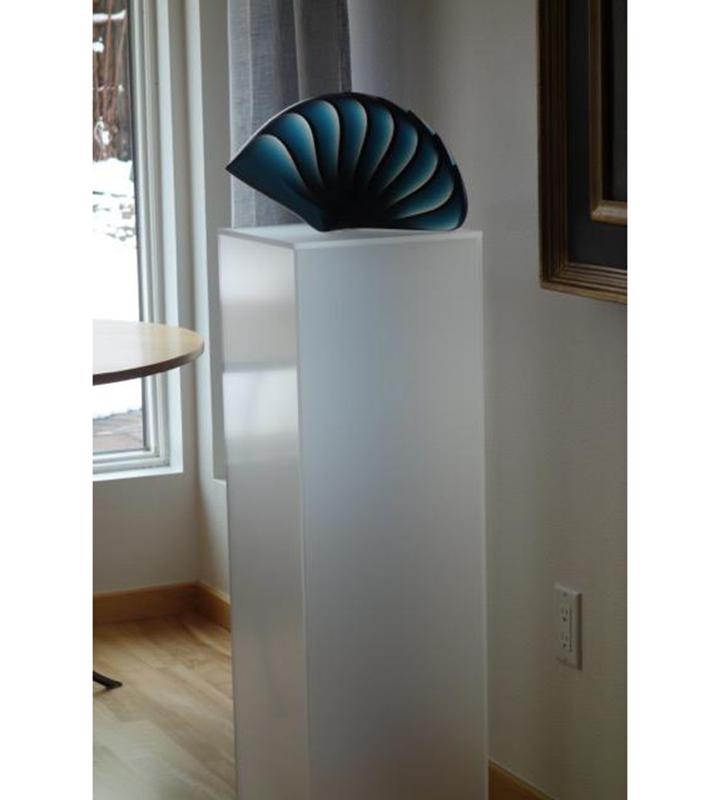 Frosted Acrylic Pedestal – Pedestal Source