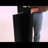 Black Laminate Quickset Pedestal