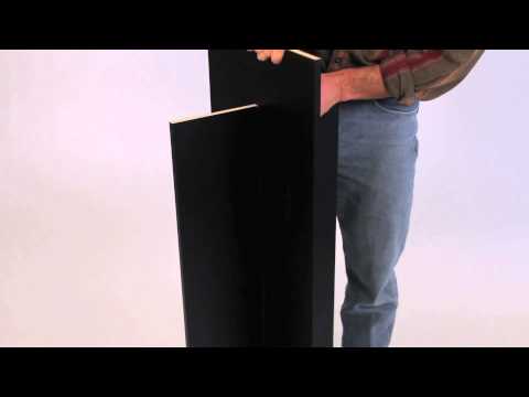 Black Laminate Quickset Pedestal