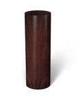 Mahogany-Dyed Walnut Cylinder Pedestal (real wood veneer) 12" dia 18" – Pedestal Source