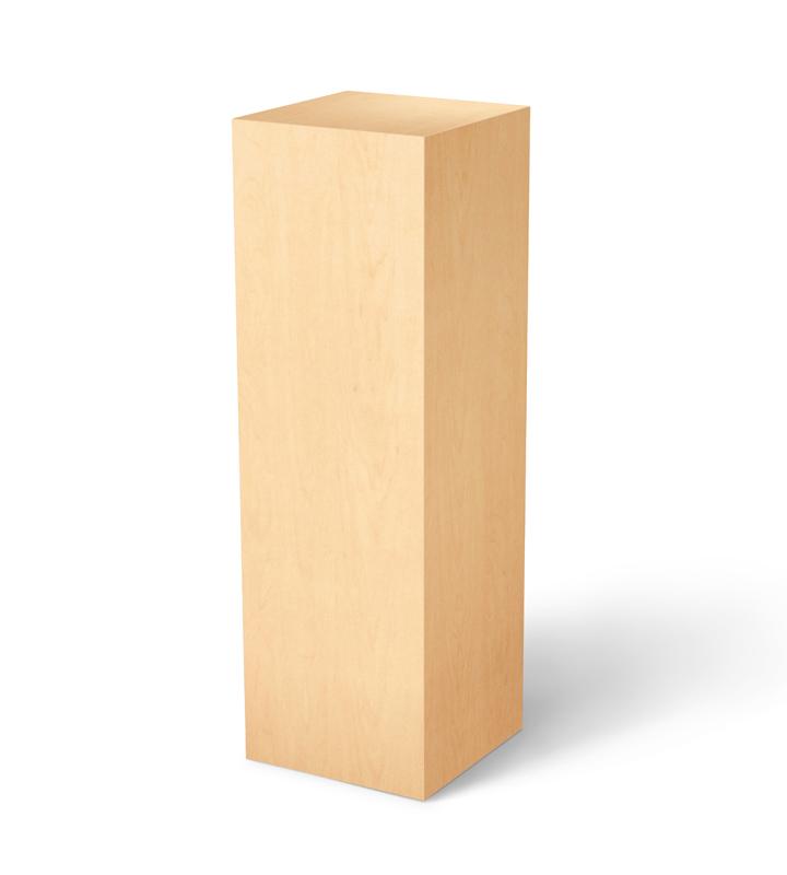 Maple Pedestal (real wood veneer) – Pedestal Source