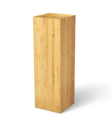 Natural Bamboo (real wood veneer) 11-1/2" x 11-1/2" 12" – Pedestal Source