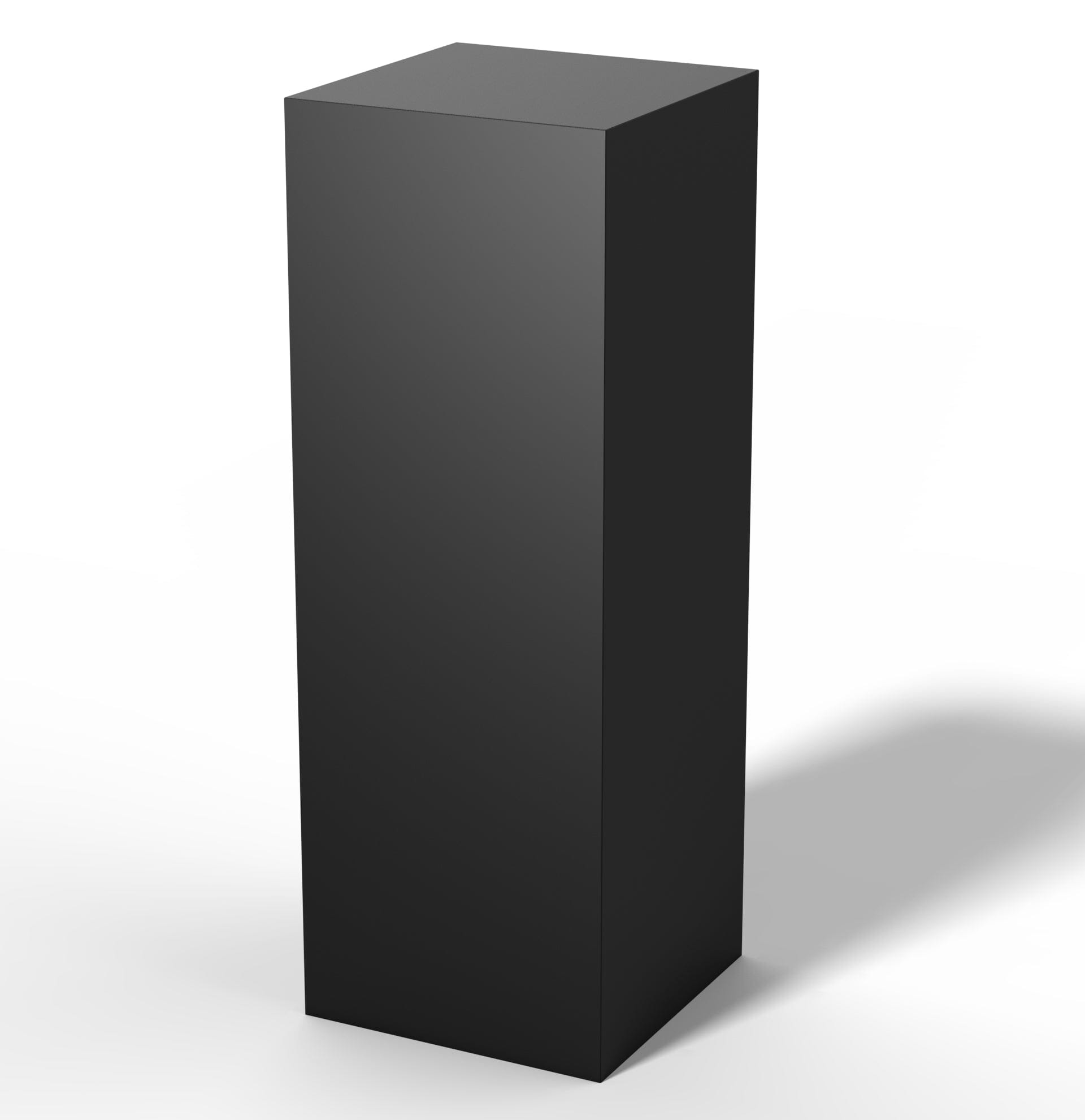 Super Matte Laminate Pedestal 11-1/2&quot; x 11-1/2&quot; 12&quot; Black – Pedestal Source