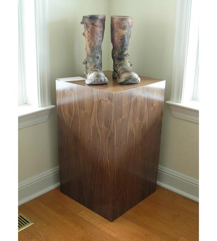 Walnut Pedestal (real wood veneer) – Pedestal Source