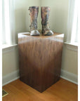 Walnut Pedestal (real wood veneer) – Pedestal Source