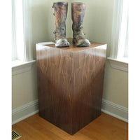 Walnut Pedestal (real wood veneer) – Pedestal Source