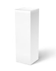 White Gloss Laminate Pedestal 11-1/2" x 11-1/2" 12" Ambient Light – Pedestal Source